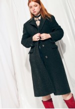 Reworked Vintage Coat 90s Feminist Hairy Leg Graphic Jacket