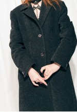 Reworked Vintage Coat 90s Feminist Hairy Leg Graphic Jacket